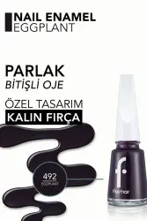 Flormar Oje 492 Eggplant - 2