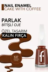 Flormar Oje 537 Cake With Coffee - 2