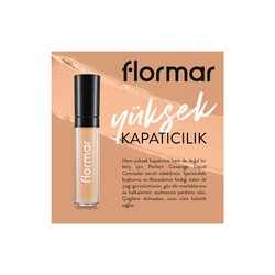 Flormar Perfect Coverage Liquid Concealer Kapatıcı 30 Light - Thumbnail