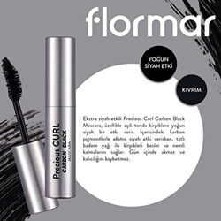 Flormar Precious Curl Carbon Black Maskara - Thumbnail
