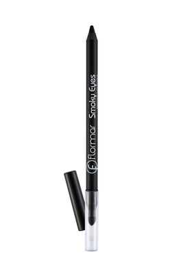 Flormar Smoky Eyes Waterproof Eyeliner- 01 Carbon Black - 1