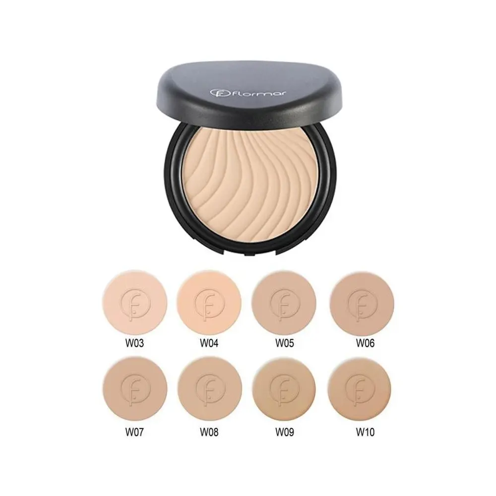 Flormar Wet&Dry Compact Powder Pudra W07 Caramel Peach - 3