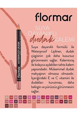 Flormar Waterproof Lipliner 235 Undressed - 3