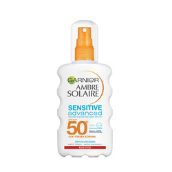 Garnier - Garnier Ambre Solaire Sensitive Advanced Koruyucu Sprey SPF+ 200 ml