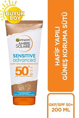 Garnier Ambre Solaire Sensitive Advanced Koruyucu Süt SPF50+ 200 ml