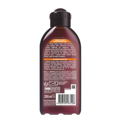 Garnier Ambre Solaire Yoğun Bronzlaştirici Yağ 200 ml