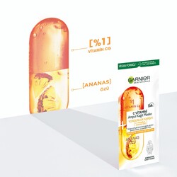 Garnier C Vitamini Ampul Kağıt Maske 15Gr - Thumbnail