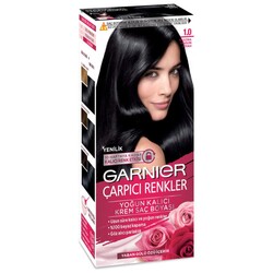 Garnier - Garnier Çarpıcı Renkler Saç Boyası 1.0 Ekstra Yoğun Siyah