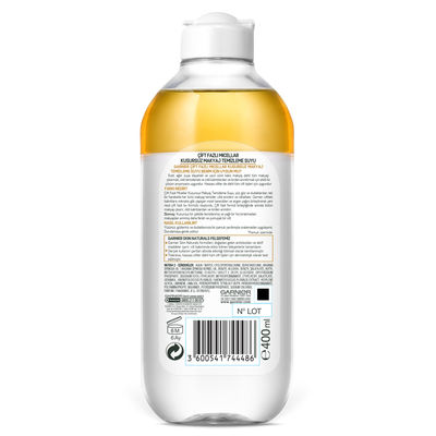 Garnier Çift Fazli Micellar Kusursuz Makyaj Temizleme Suyu 400 ml