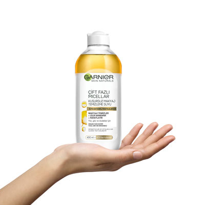 Garnier Çift Fazli Micellar Kusursuz Makyaj Temizleme Suyu 400 ml