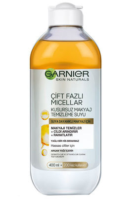 Garnier Çift Fazli Micellar Kusursuz Makyaj Temizleme Suyu 400 ml