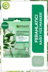 Garnier Nem Bombası Ferahlatıcı Kağıt Yüz Maskesi 28 gr - Garnier