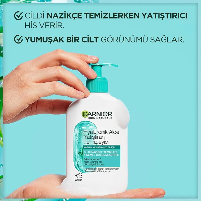 Garnier Hyaluronik Aloe Yatıştıran Temizleyici 250 ml - 2