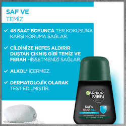 Garnier Men Saf & Temiz 48 Saat Roll-on 50 ml - Thumbnail