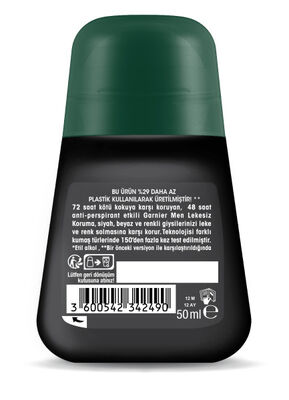 Garnier Men Lekesiz Koruma 72 Saat Roll-on 50 ml - 2