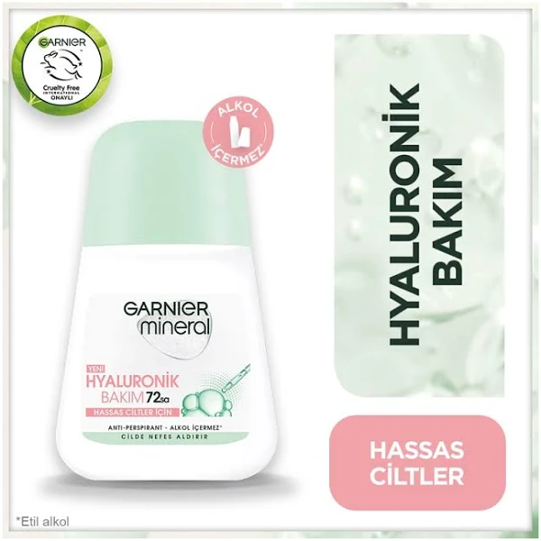 Garnier Mineral Hyaluronik Bakım 72 Saat Roll-On 50 ml - Thumbnail