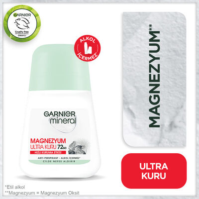 Garnier Magnezyum Roll-On Ultra Kuru 72 Saat 50 ml