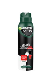 Garnier - Garnier Men Lekesiz Koruma Spray Deodorant 72 Saat 150 ml