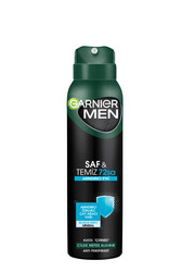 Garnier Men Saf ve Temiz 72 Saat Spray Deodorant 150 ml - Thumbnail