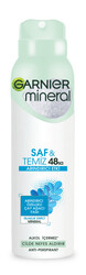 Garnier - Garnier Mineral Saf&Temiz 48 Saat Sprey Deodorant 150 ml