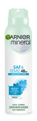 Garnier Mineral Saf&Temiz 48 Saat Sprey Deodorant 150 ml