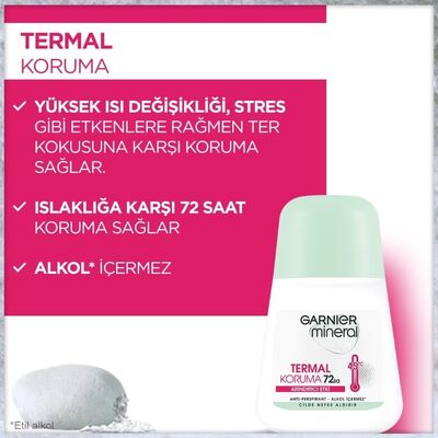 Garnier Mineral Termal Koruma 72 Saat Roll-On Deodorant