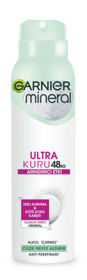 Garnier Mineral Ultra Kuru 48 Saat Sprey Deodorant 150 ml - 1