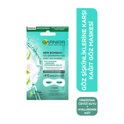 Garnier - Garnier Nem Bombası Hindistan Cevizi Suyu Hyaluronik Asit Kağıt Göz Maskesi 6 gr