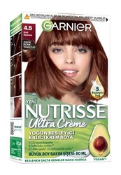 Garnier - Garnier Nutrisse Ultra Creme Saç Boyası 4.5 Kızıl Kestane