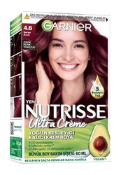 Garnier - Garnier Nutrisse Ultra Creme Saç Boyası 4.6 Şarap Kızılı