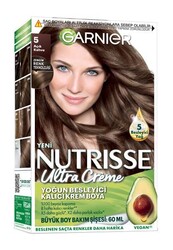 Garnier - Garnier Nutrisse Ultra Creme Saç Boyası 5 Açık Kahve