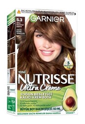 Garnier - Garnier Nutrisse Ultra Creme Saç Boyası 5.3 Altın Karamel Kahve