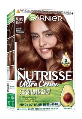 Garnier Nutrisse Ultra Creme Saç Boyası 5.35 Çikolata Kahve