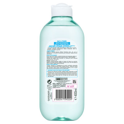 Garnier Saf & Temiz Micellar Kusursuz Makyaj Temizleme Suyu 400 ml