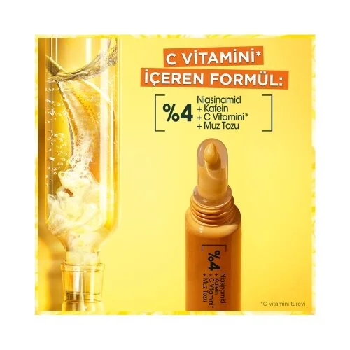 Garnier Skin Naturals C Vitamini Aydınlatıcı Göz Kremi 15 ml - Thumbnail