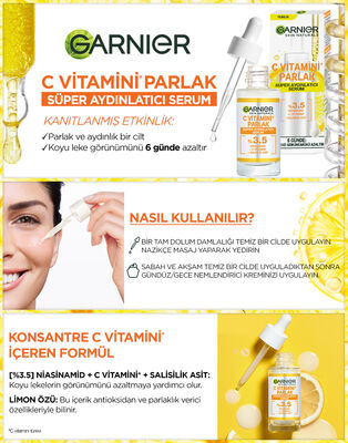 Garnier Skin Aydınlatıcı Vitamin C Serum 30 ml