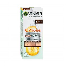 Garnier Skin Naturals C Vitamini Süper Aydınlatıcı Gece Serumu 30 ml - Thumbnail