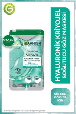 Garnier Hyaluronik Kriyojel Yorgunluk Karşıtı Soğutucu Göz Maskesi - 1