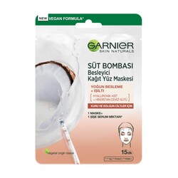 Garnier Süt Bombası Besleyici Kağıt Yüz Maskesi 28 g - Garnier