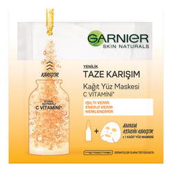 Garnier Taze Karişim Kağit Yüz Maskesi Vitamin C - Thumbnail