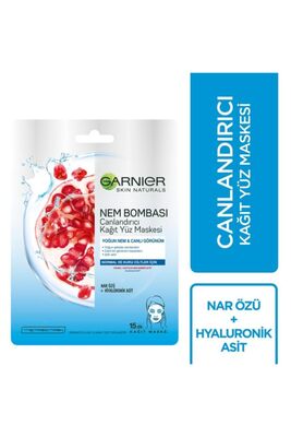 Garnier Nem Bombası Canlandırıcı Kağıt Maske