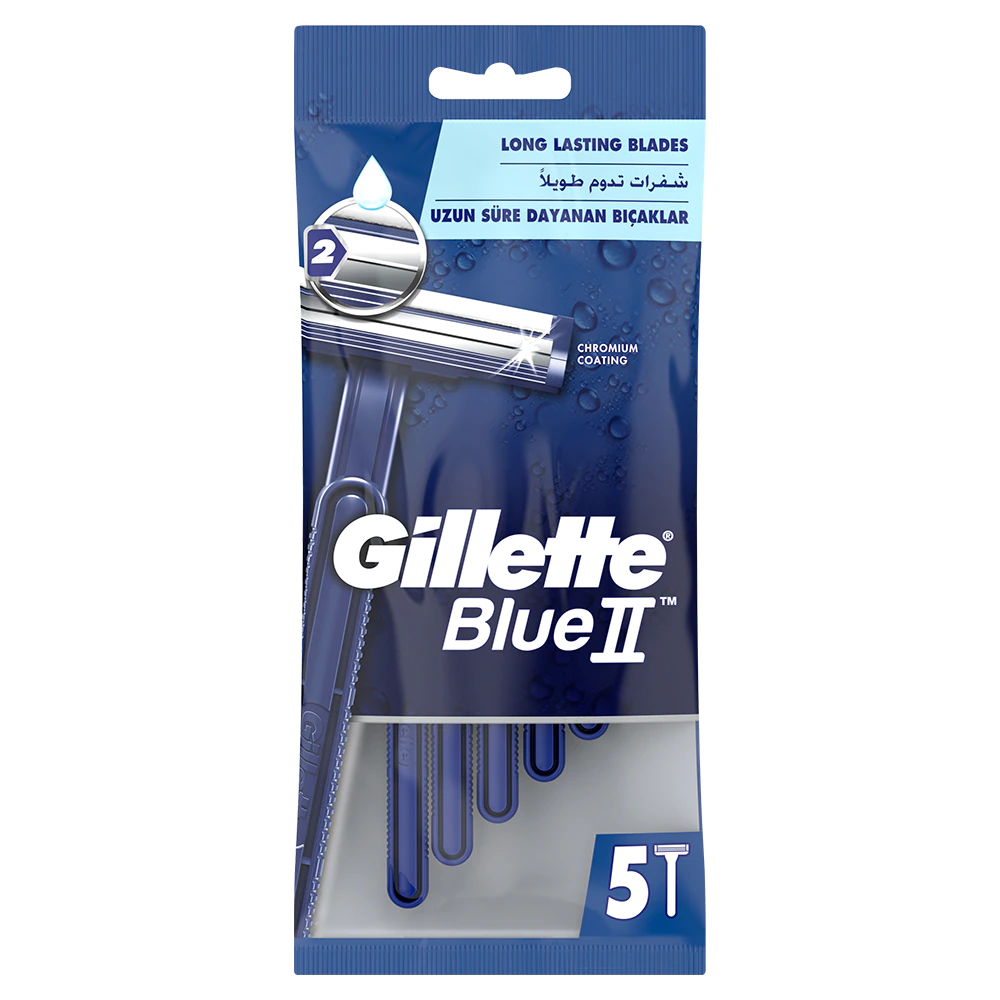 Gillette - Gillette Blue 2 Kullan At Tıraş Bıçağı 5'li