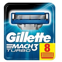 Gillette Mach 3 Kartuş Turbo 8 'li - Gillette