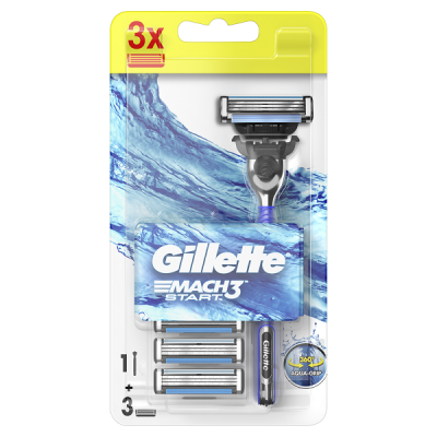 Gillette Mach-3 Start Makine +3 Yedek - 1