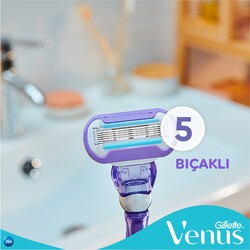 Gillette Venus Extra Smooth Swirl Kadın Tıraş Makinesi + 2 Bıçak - Thumbnail