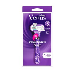 Gillette - Gillette Venus Deluxe Smooth Swirl Kadın Tıraş Makinesi Yedekli