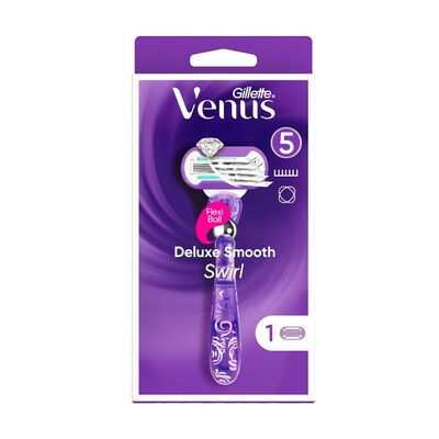  Gillette Venus Deluxe Smooth Swirl Kadın Tıraş Makinesi Yedekli