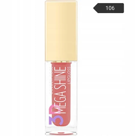 Golden Rose - Golden Rose 3D Mega Shine Lip Gloss 106
