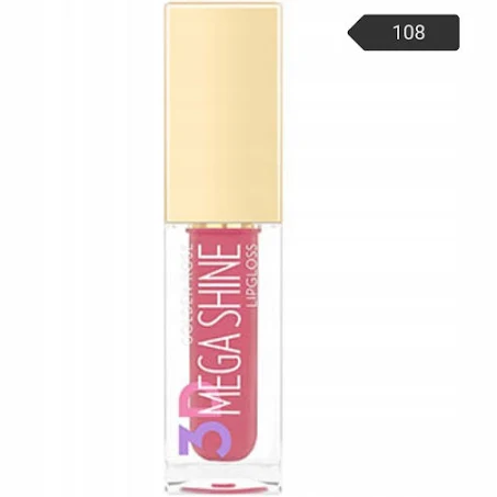 Golden Rose - Golden Rose 3D Mega Shine Lip Gloss 108