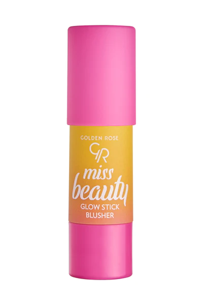 Golden Rose Miss Beauty Glow Stick Blusher Allık 01 Peachy Flash - 1